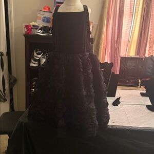 Kensie Girl Elegant Black Rose Dress Size 10 Brand new